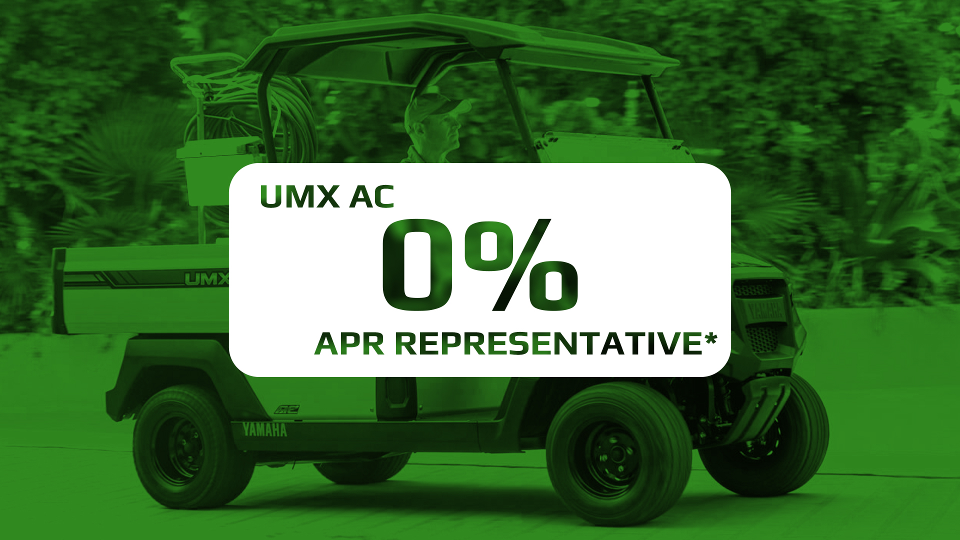 0% APR Representative on Yamaha UMX