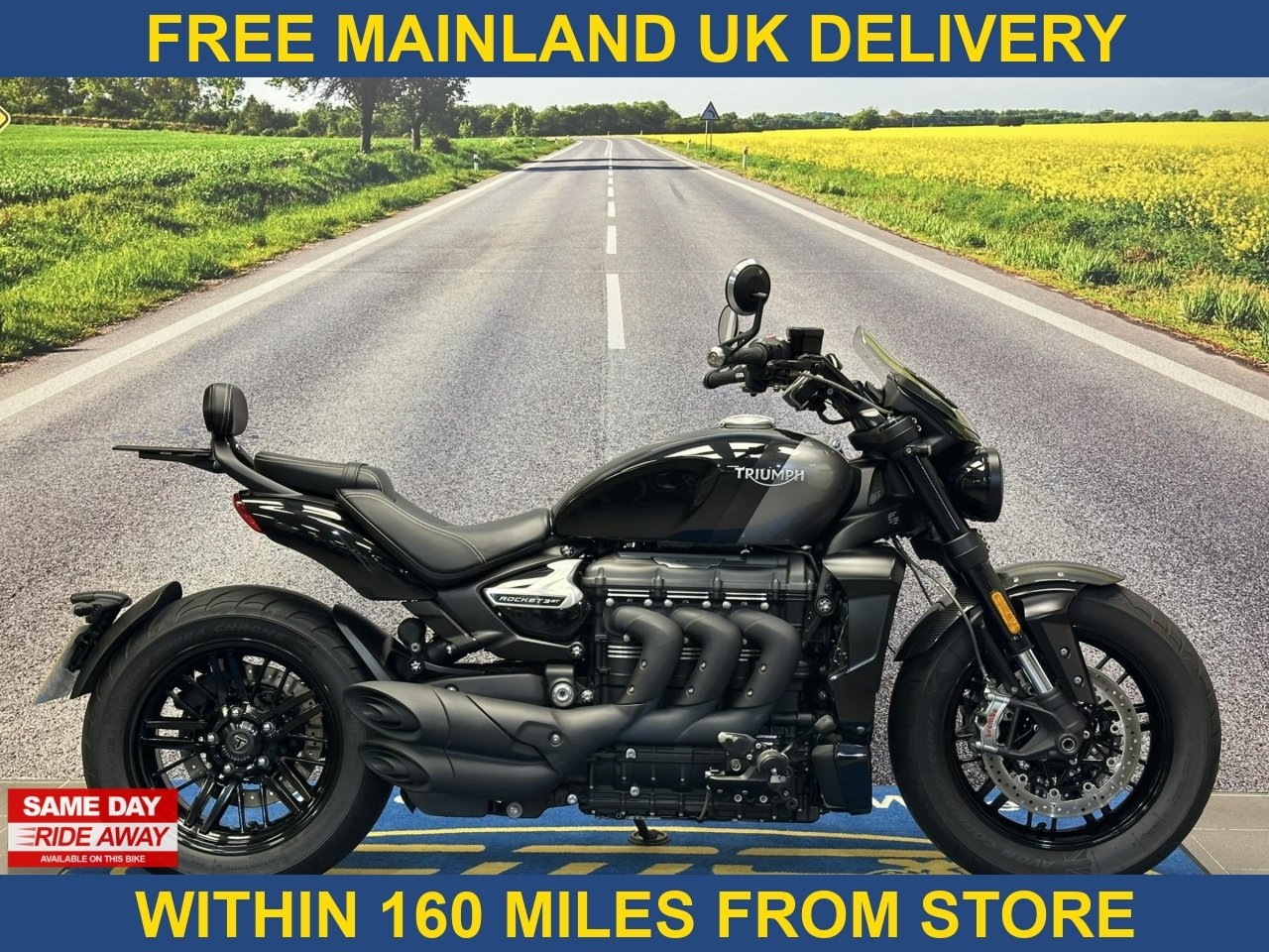 Triumph Rocket III Rocket 3 GT Triple Black