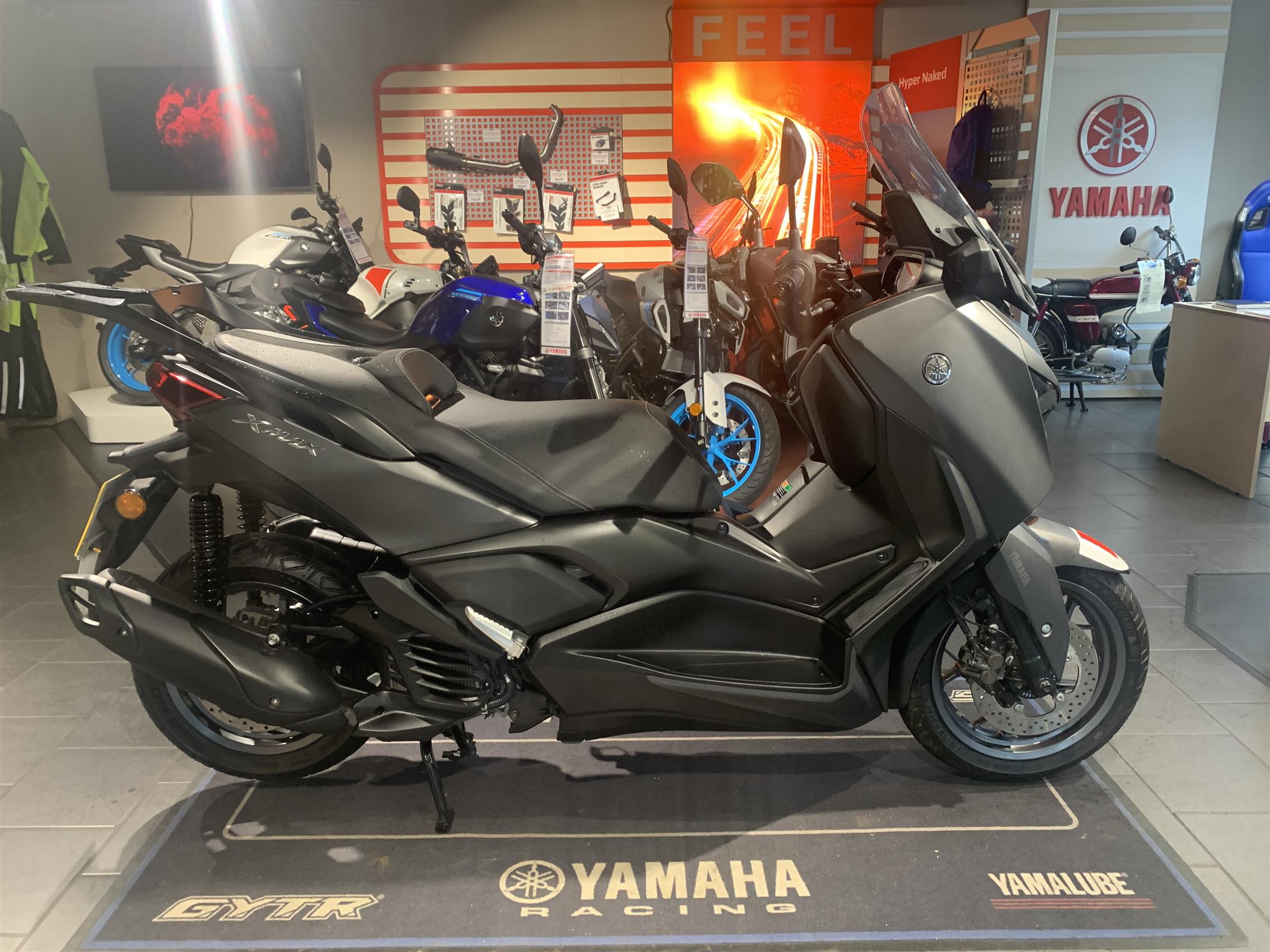 2023 Yamaha X-Max 125, Only 1,200m , fitted carrier, Just serviced by us