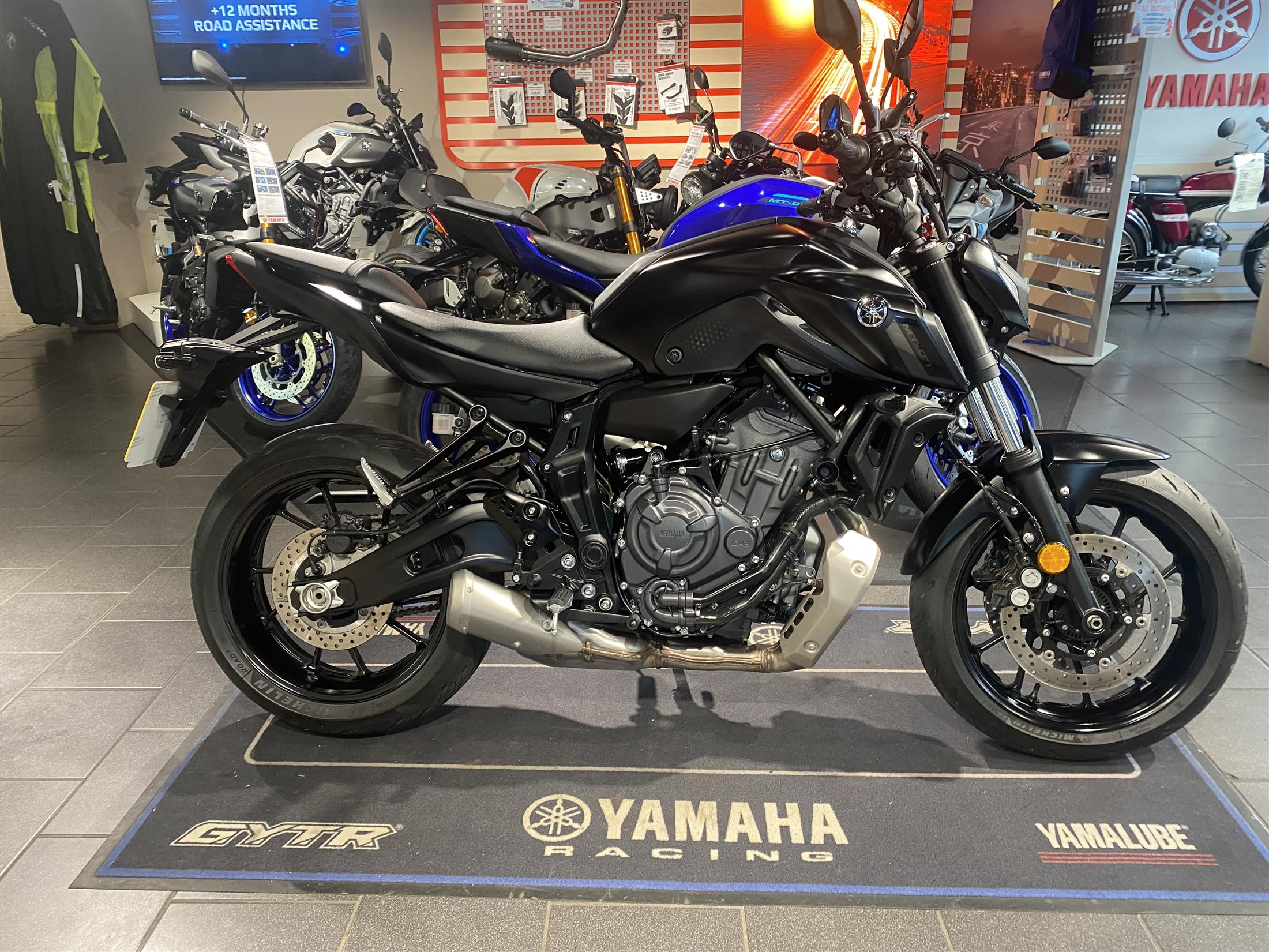 2024 Yamaha MT-07. Only 223 m, Yamaha warranty till Jan 2028 !